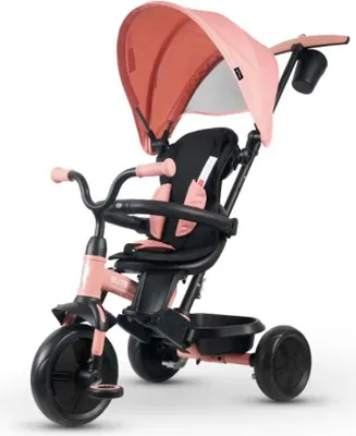 Produktbild von Qplay Qplay 8 In 1 Elite Platinum Dreirad-kinderwagen Rosa  Rosa One Size