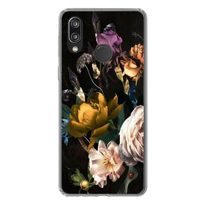 Produktbild von MuchoWow® Handyhülle Schutzhülle Hülle für Huawei P20 Lite (2020) Blumen - Blumenstrauß - Muster Silikon Softcase Handy Hülle - Kartenhalter