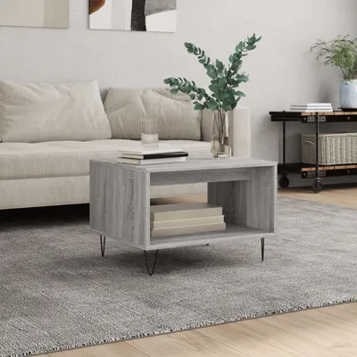 Produktbild von [Home] Couchtisch Grau Sonoma 60x50x40 cm Holzwerkstoff , Neue Mode 2024 im häuslichen Leben