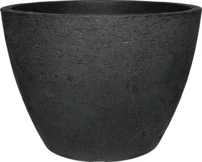 Produktbild von Blumentopf geli Stone Kunststoff Ø 50 cm H 38 cm anthrazit