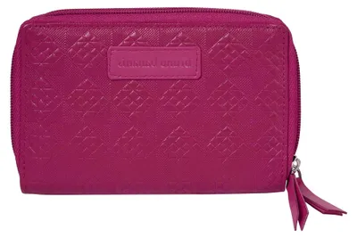 Produktbild von Geldbörse im Querformat Echt Leder Damen | Portemonnaie, Brieftasche aus Leder, Geldbeutel mit RFID-Schutz, 2 Reißverschlussfächer | 022052