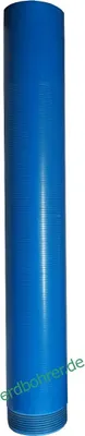 Produktbild von Glattwand Brunnenrohr DN150 - 6" Baulänge 1m TNA Gewinde