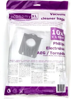 A package of vacuum cleaner bags.
