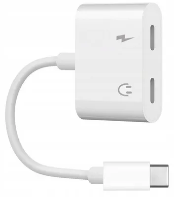 Produktbild von CO2 Adapter 2x USB-C Adapter USB Typ C Kabel für Samsung, Apple, Xiaomi mit DAC