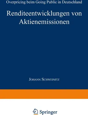 Produktbild von Renditeentwicklungen von Aktienemissionen