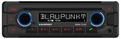 Obrázok produktu pre Blaupunkt Doha 112 BT, autorádio 1-DIN, 12 V, FM, Bluetooth, CD/MP3, USB