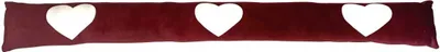 Produktbild von TrendLine Zugluftstopper Herzen dunkelrot 92 x 10 cm