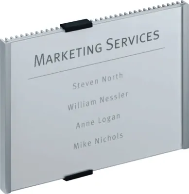 Produktbild von Einsteckschild für Türschild Info Sign 210x148,5mm weiß VE=10x20 Schilder