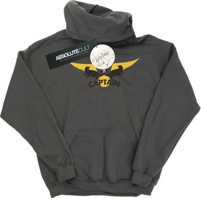 Zdjęcie produktu dla Harry Potter – damska bluza z kapturem „Hufflepuff” BI9048 (S) (kolor węgla drzewnego)