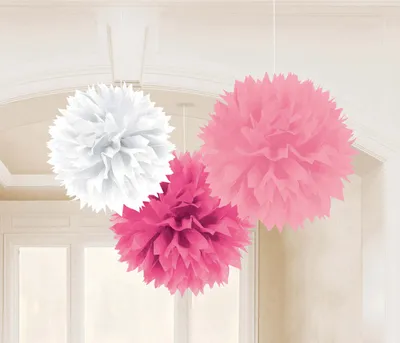 Produktbild von Amscan 181045, Papier, Pink, Weiß, 12 Stück(e)