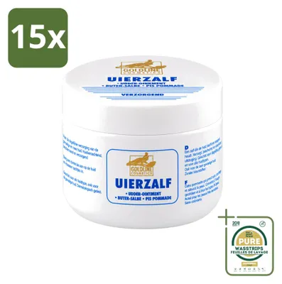 Image de 15 pots de crème protectrice Goldline Eutersalbe, 250 ml, lot de 15