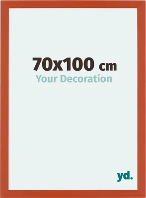 Produktbild von Bilderrahmen, 70x100 cm, Orange, MDF, Mura