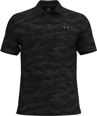 Produktbild von Under Armour Golf Drive Chill Printed Kurzarm-poloshirt Schwarz S Mann Schwarz S