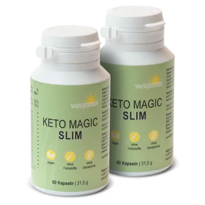 Produktbild von Wellpursan Keto Magic Slim - 120 Kaspseln zur Unterstützung bei Gewichtsreduzierung