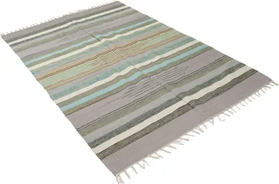 Produktbild von Teppich im Kilim-Stil, 180 x 120 cm, 100% Baumwolle
