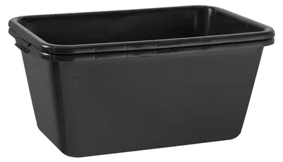 Image de BURI 10x bac à mortier 65 litres bac à mortier 71x46cm bac à mortier bac à ciment bac à nourriture renforcé extra robuste, noir d'Allemagne