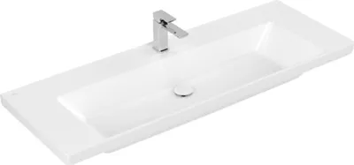 Immagine prodotto di Villeroy & Boch Subway 3.0 lavabo à poser, 1 trou pour robinet, sans trop-plein, non rectifié, 1300x475mm, 4A70D2R1, 4A70D2R1