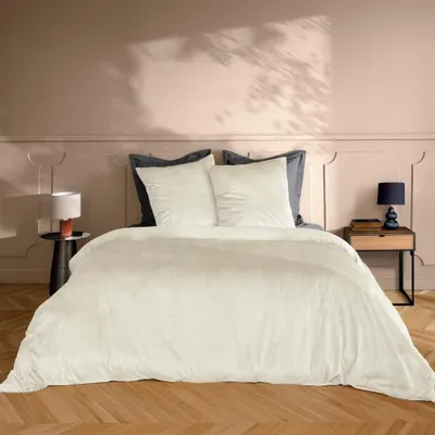 Immagine prodotto di Set di biancheria da letto in velluto tinta unita