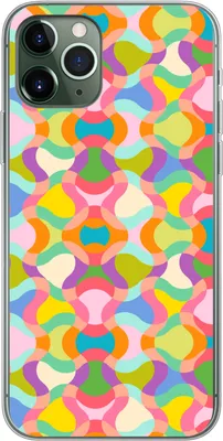 Produktbild von MuchoWow® Handyhülle Schutzhülle Hülle für Telefoonhoesje iPhone 11 Pro Design - Abstrakt - Farben - Retro Silikon Softcase Handy Hülle - Handy