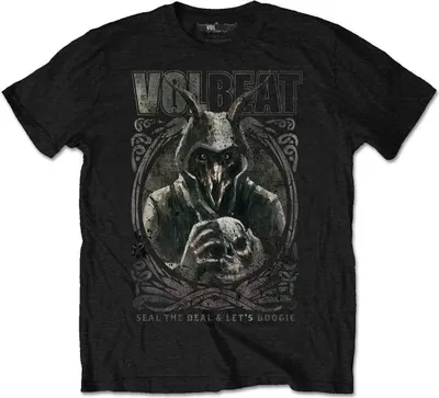 Produktbild von Volbeat Goat with Skull T-Shirt mit kurzen Ärmeln Black XL