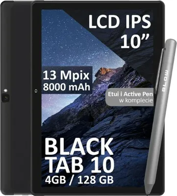 Immagine prodotto di Blow Tablet BlackTAB10 4/128 GB 4G LTE 10 pollici nero