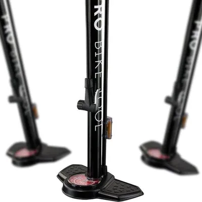 Produktbild von Famanu Standpumpe mit Manometer - Schwarz