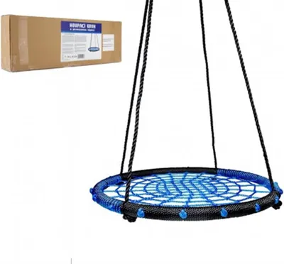 Produktbild von Schaukelring blau 80 cm Seilfüllung