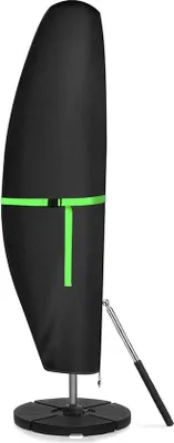 Produktbild von Famanu Parasolhülle mit Stange - Wetterfest, UV-beständig, für Schirmdurchmesser 2 bis 4 m