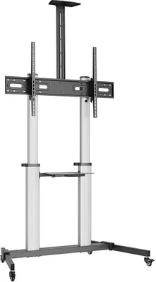 Obrázek produktu pro AISENS FT100TE-259, 2,54 m (100"), 200 x 200 mm, 1000 x 600 mm, -10 - 5°, Hliník, Černá, Stříbrná