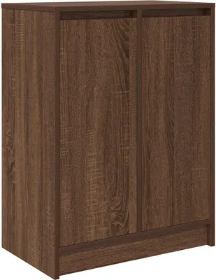 Produktbild von vidaXL Schuhregal Braun Eichen-Optik 57x34x76 cm Holzwerkstoff