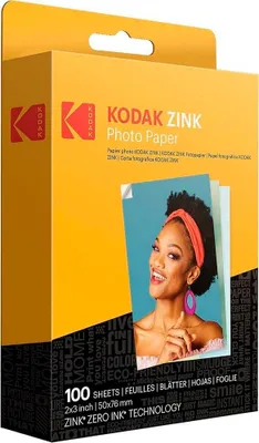 Produktbild von Kodak Zink 2x3 Fotopapier 100 Einheiten    One Size