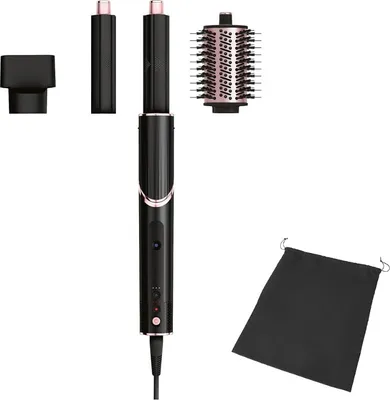 Produktbild von Shark FlexStyle HD424EU, Multistyler, Warm, Tasten, Alle Haare, Schwarz, Roségold, 2,44 m
