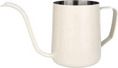 Productafbeelding van Waterkan 350 ml, wit, roestvrij staal, met lange tuit, voor kamerplanten