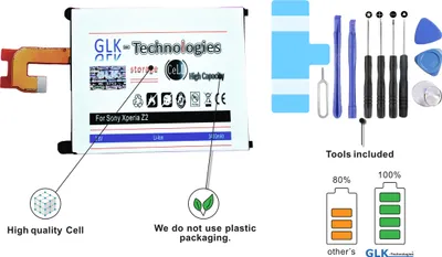 Produktbild von GLK-Technologies FÜR Sony Ericsson Xperia Z2 LIS1543ERPC AKKU Battery Pro