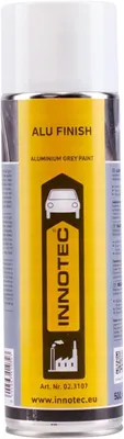 Immagine prodotto di Alu Finish 500 ml – spray vernice grigio alluminio per metallo e plastica, asciugatura rapida, resistente ai raggi UV e alle temperature