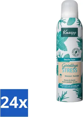 Obrázek produktu pro Kneipp - Sprchová pěna - Rozlučte se se stresem - Voda máta a rozmarýn - 200 ml - hodnotné balení - 24 kusů