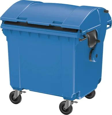 Produktbild von BRB 1100 Liter Großmüllbehälter/Müllcontainer nach EN 840, MGB blau