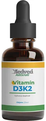 Obrázek produktu pro Kapky s vitamínem D3 + K2 – 20 ml