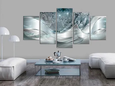 Produktbild von PUSTEBLUME ABSTRAKT Acrylglasbild Modern Wandbild Glasbilder Bilder a-C-0087-k-o