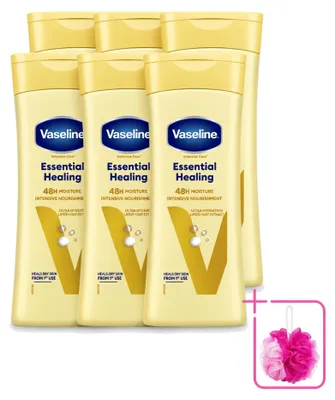 Produktbild von 6 x Vaseline Essential Healing Bodylotion - 400 ml - Sparpackung - 6 Stücke