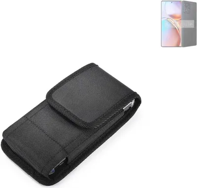 Produktbild von Holster Gürteltasche kompatibel mit Motorola Edge+ 2023 Holster Gürtel Tasche wasserabweisend Handy Hülle Schutz Hülle Outdoor schwarz K-S-Trade