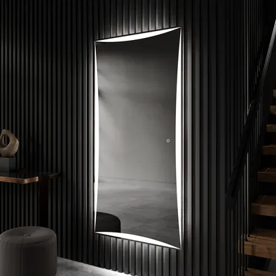 Produktbild von Artforma Badspiegel 80x170 cm - mit LED Beleuchtung - Großer Wandspiegel mit LED Beleuchtung - LED Farbe Kaltweiß 7000K - Individuell Nach Maß - Beleuchtet Wandspiegel Lichtspiegel Badezimmerspiegel | Lichtschalter: Sensor |PIO077