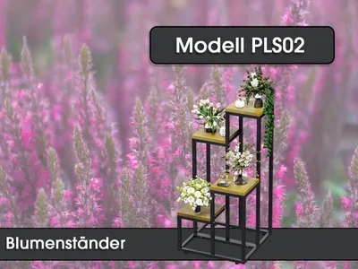 Produktbild von Blumenständer PLS02, 71 x 30 x 30 cm - N