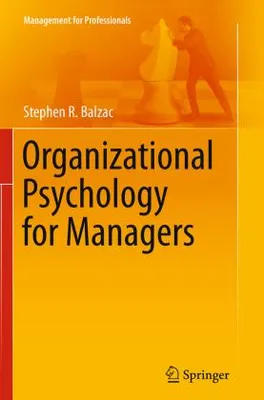 Obrázok produktu pre Organizational Psychology for Managers