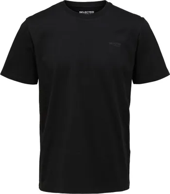 Zdjęcie produktu dla Selected Aspen Logo Tee Black - Rozmiar M