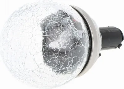 A close-up, studio shot of a solar garden light.