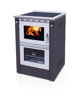 Produktbild von Senko SG-60 PC7 anthrazit - Holzherd