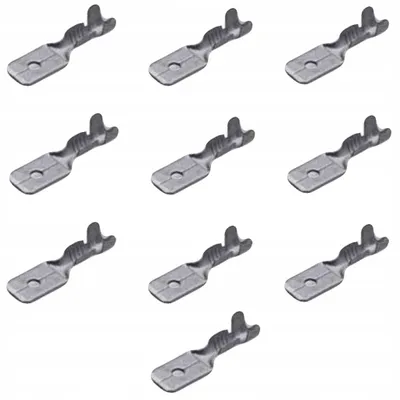 Produktbild von Rosfix 6.3x0.8mm Männlicher Steckverbinder – Isoliert, Zuverlässige Verbindung | 10 Stück, Kompatibel mit Weiblichen Steckern