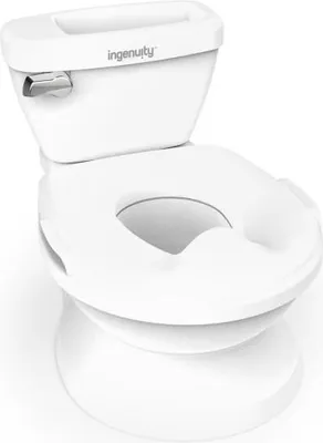Produktbild von INGENUITY Kindertoilette mit Toilettenreduzierer, Musikspülung & Feuchttuchbox, Weiß