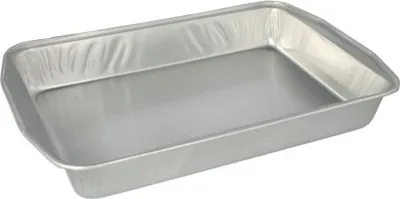Produktbild von Starpak 5 Bratschalen, Alu eckig 3,15 l 5 cm x 25 cm x 36,6 cm silber | Schrumpffolie (5 Stück)